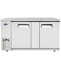 Atosa SBB69GRAUS1 Stainless Steel Two Door Back Bar Cooler 68&quot;