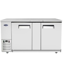 Atosa SBB69GRAUS1 Stainless Steel Two Door Back Bar Cooler 68"