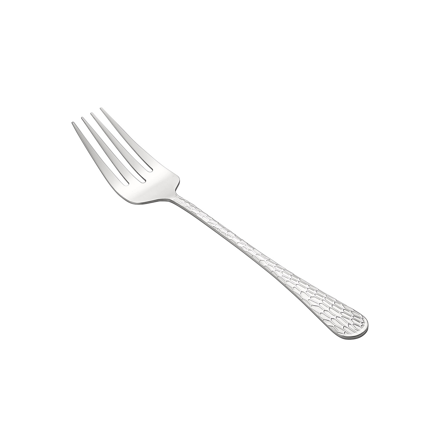 CAC China 8015-21 Auspicious Banquet Fork, Extra Heavy Weight 18/8, 12" - 1 dozen