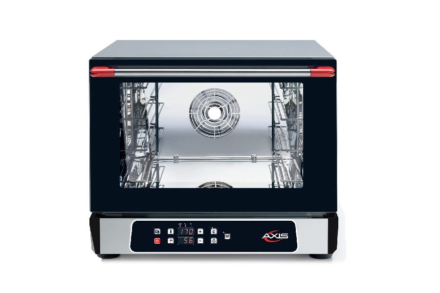 Axis AX-514RHD Half Size Digital Stainless Steel Convection Oven with Humidity