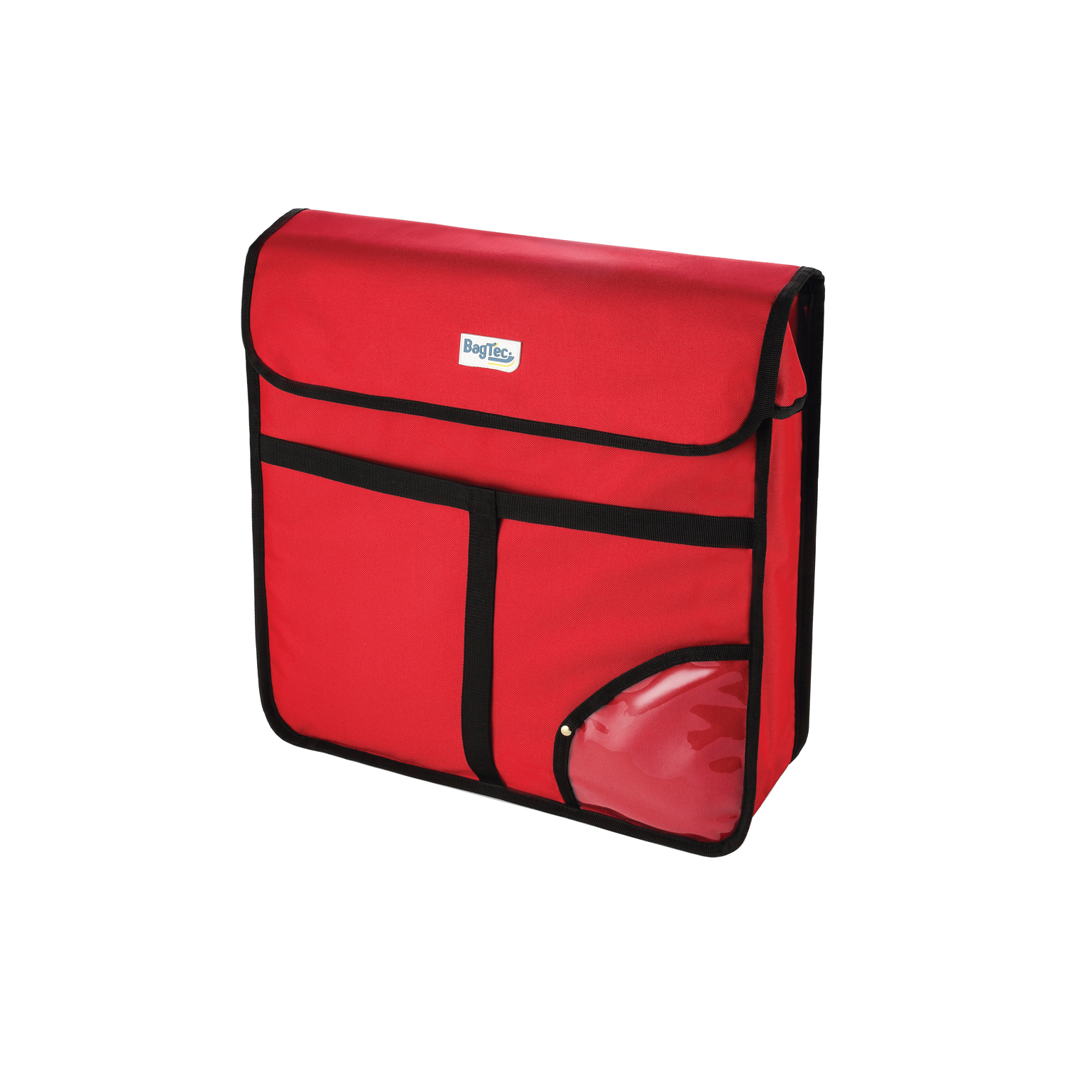 CAC China BTPZ-0518R BagTec Red Pizza Delivery Bag 18" x 18" x 5"