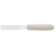 Winco TWPS-4 Bakery Spatula 4-1/4&quot; Blade, White Polypropylene Handle