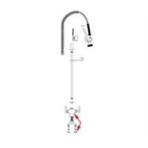 Franklin Machine Products  115-1023 Base, Pre-Rinse (Deck, Chicago )