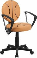 Flash Furniture BT-6178-BASKET-A-GG Basketball Task Chair with Arms