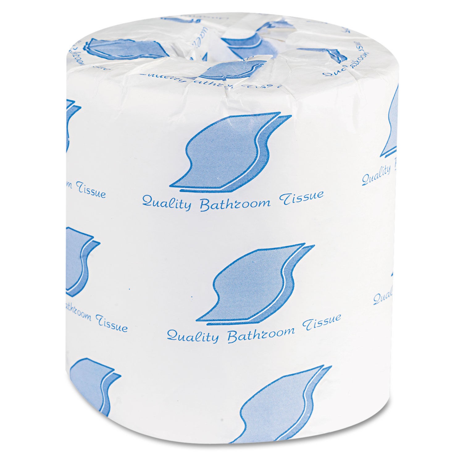 Bath Tissue, Individually Wrapped, 2-Ply, White, 500 Sheets/Roll