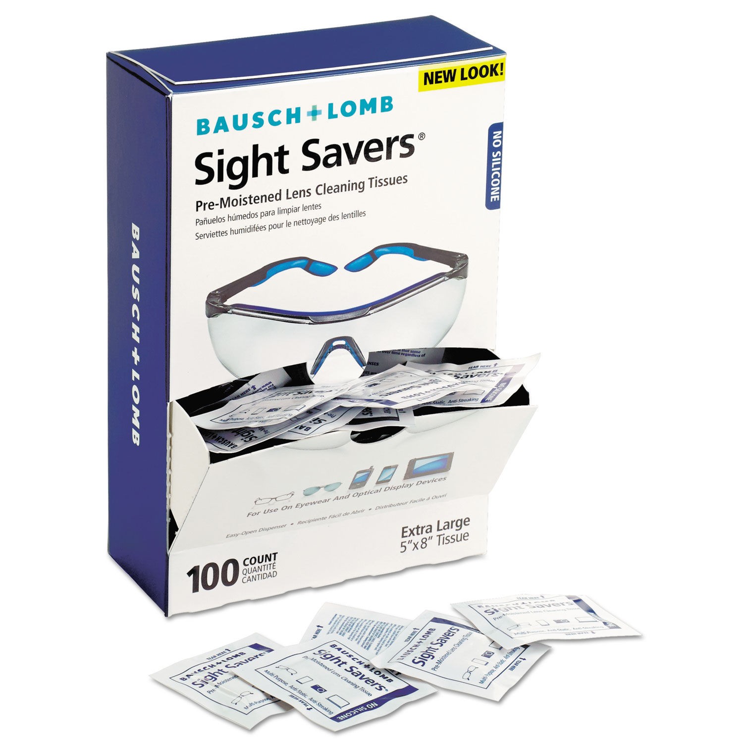Bausch & Laumb Sight Savers, Premoistened Lens Wipe