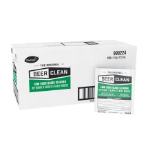 Beer Clean Glass Cleaner, Powder, .5 oz Packet, 100/Carton