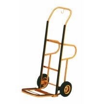 Aarco Products HT-1B Bellman's Luggage Hand Truck, Brass Finish