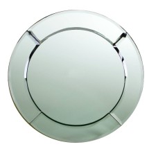 Jay Companies 1330051 Beveled Mirror Glass Round 13&quot; Charger Plate