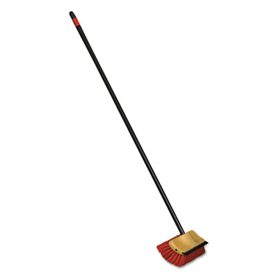 Bi-Level Floor Scrub Brush, Polypro Bristles, 10