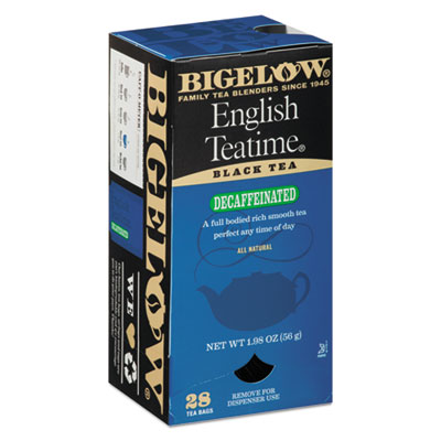 Bigelow Single Flavor Tea Decaf, English Teatime, 28/Box