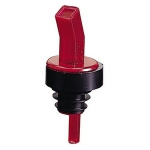 TableCraft 295R Screen 'Em Pourer with Red Spout, Sanitary Screen