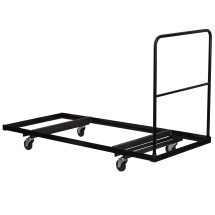 Flash Furniture NG-DY3072-GG Black Folding Table Dolly for Rectangular Folding Tables