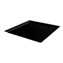 G.E.T. Enterprises ML-244-BK Siciliano Black 24&quot; Square Display Plate