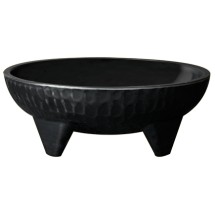 G.E.T. Enterprises MOJ-803-BK Viva Mexico Black 26 oz. Molcajete Bowl