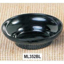 Thunder Group ML352BL Black Melamine 8 oz. Salsa Bowl
