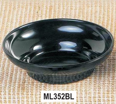 Thunder Group ML352BL Black Melamine 8 oz. Salsa Bowl