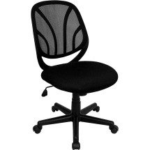 Flash Furniture GO-WY-05-GG Black Mid Back Mesh Computer Task Chair