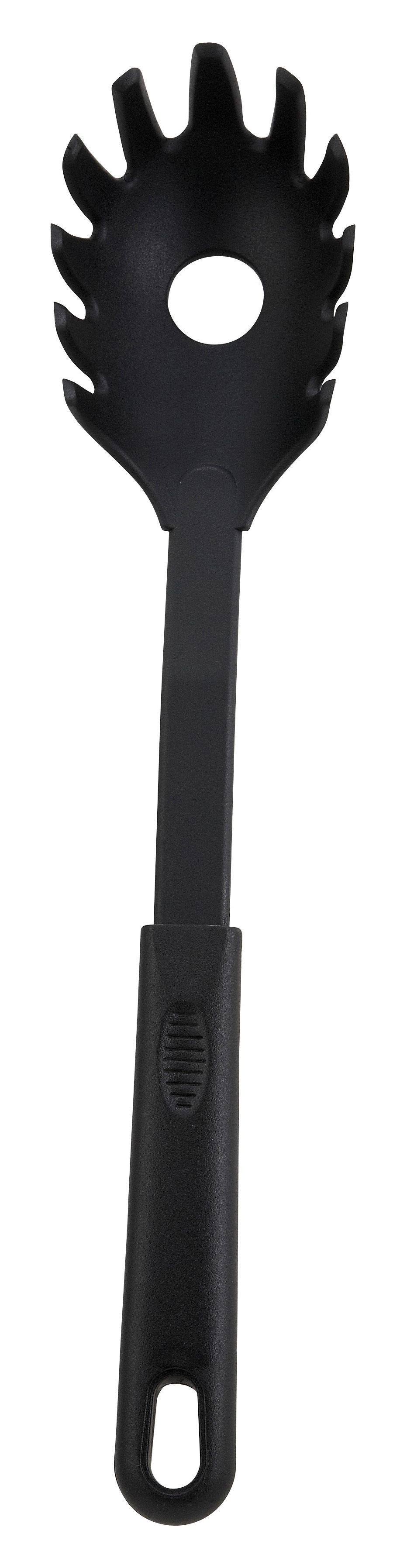 Winco NC-PS1 Black Nylon 12" Pasta Fork