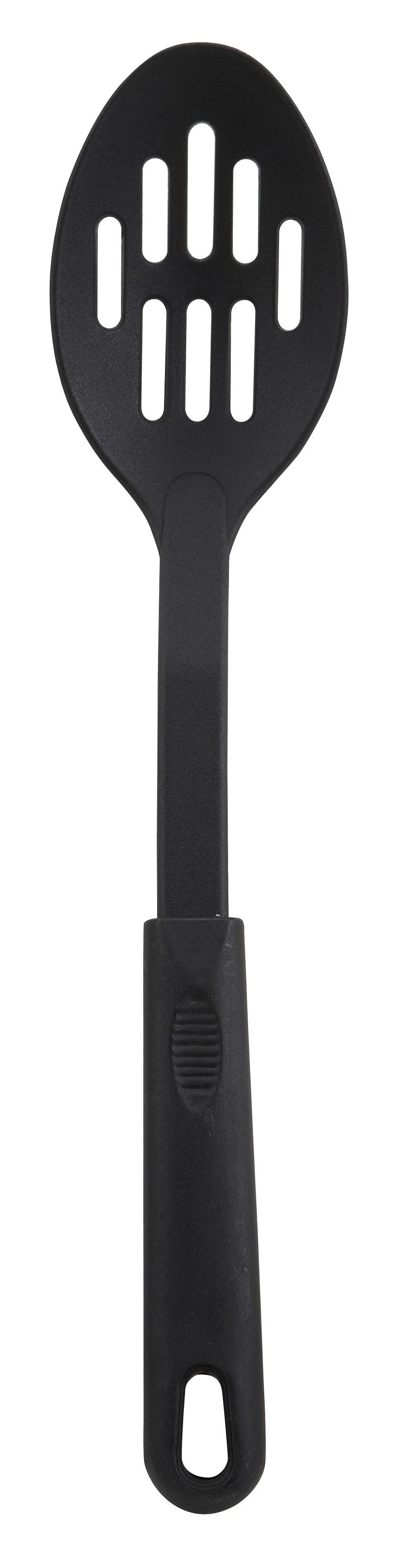 Winco NC-SL2 Black Nylon 12" Slotted Spoon