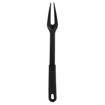 Winco NC-PF2 Black Two-Prong Nylon 12&quot; Cooks Fork