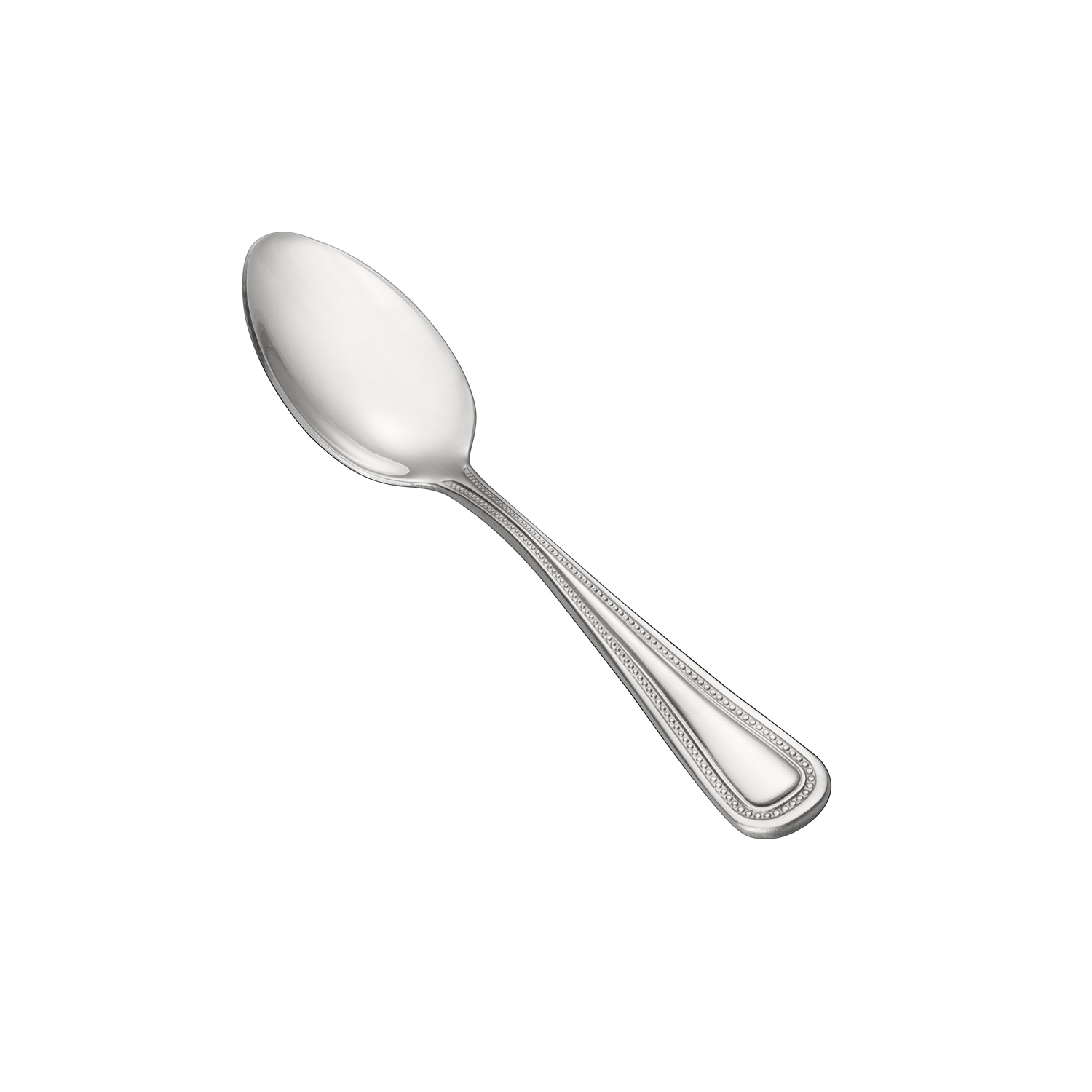 CAC China 3008-09 Black Pearl Demitasse Spoon, Heavyweight 18/0, 4 3/4"