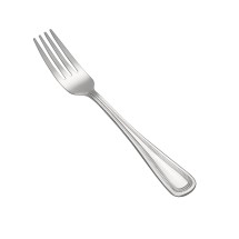 CAC China 3008-05 Black Pearl Dinner Fork, Heavyweight 18/0, 7 3/8&quot;
