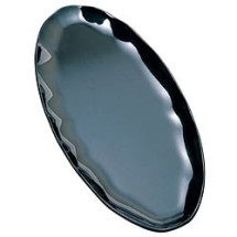 Thunder Group RF2030BW Black Pearl Two-Tone Oval Platter 30&quot; x 12&quot;