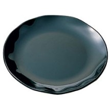 Thunder Group RF1020BW Black Pearl Two-Tone Round Platter 20&quot;