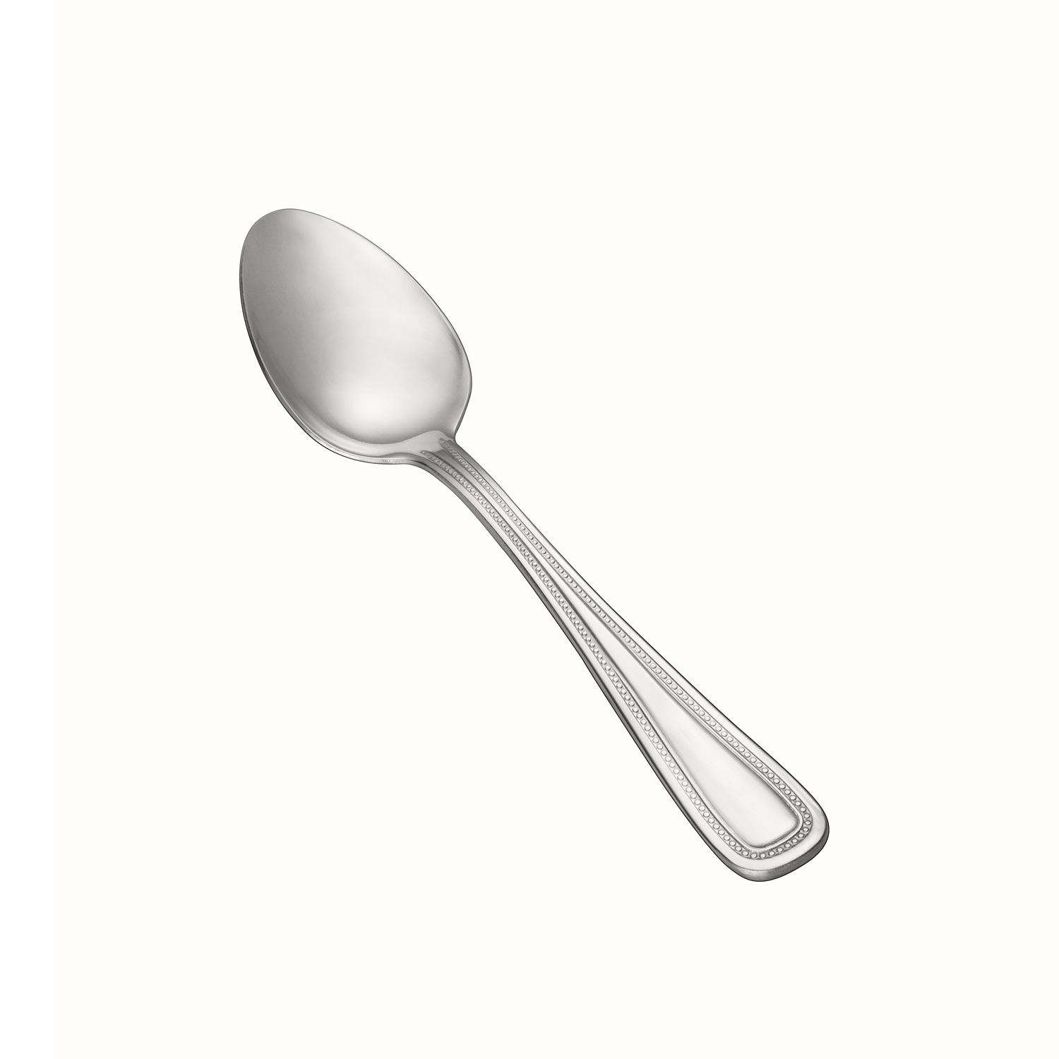 CAC China 3008-01 Black Pearl Teaspoon, Heavyweight 18/0, 6 1/4"