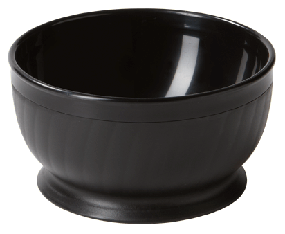 G.E.T. Enterprises HCR-93-BK Black Polypropylene 8 oz. Insulated Bowl