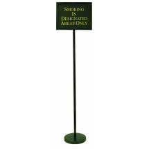 Aarco Products TI-1BK Director Aluminum Changeable Sign with Black Frame, 59&quot;