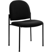 Flash Furniture BT-515-1-BK-GG Black Steel Stacking Chair