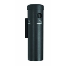 Aarco Products SB15W Black Wall Mounted Cigarette Receptacle