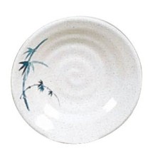 Thunder Group 1350BB Blue Bamboo Round Melamine Soup Plate 5-1/8&quot;