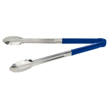 Winco UT-16HP-B Blue Heavy Duty Utility Tong with Plastic Handle 16&quot;