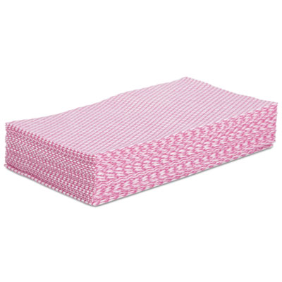 Boardwalk Foodservice Wipers, Pink/White, 12" x 21", 200/Carton