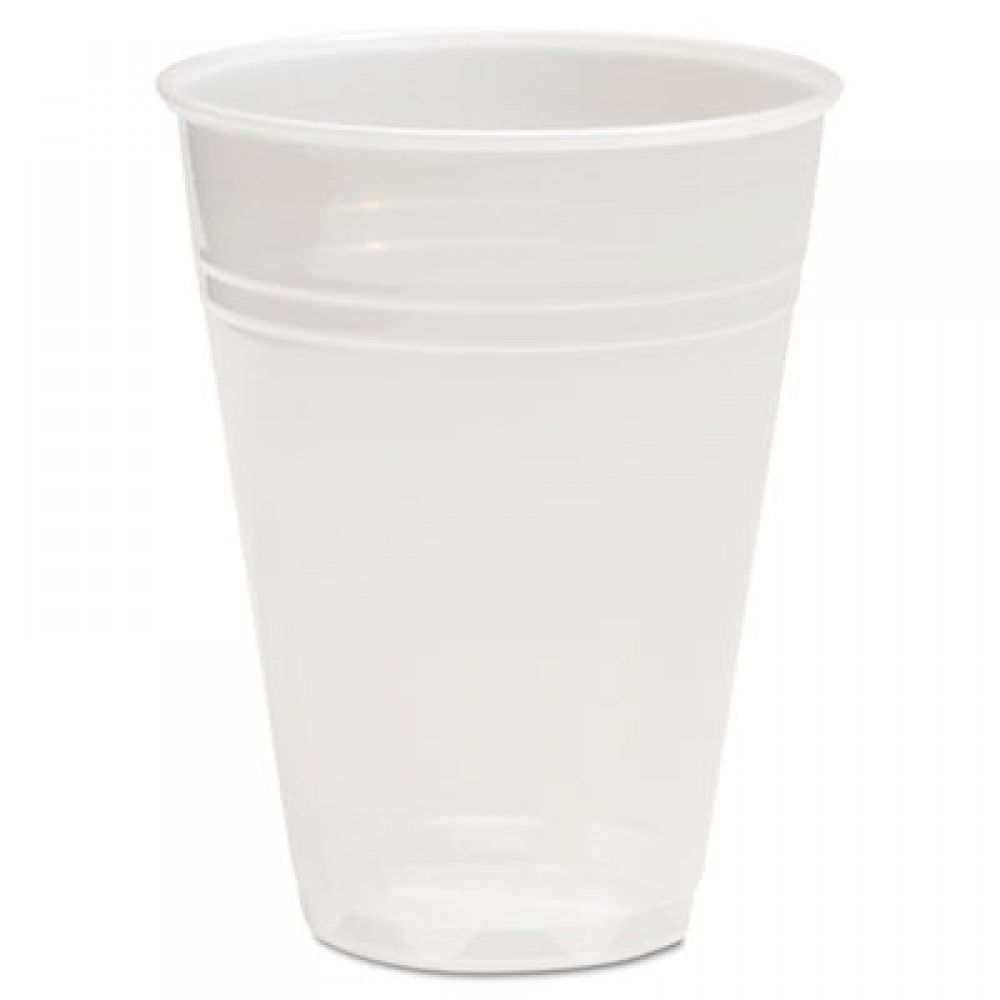 Boardwalk Translucent Plastic Cold Cups, 7 oz, Clear - 100 count