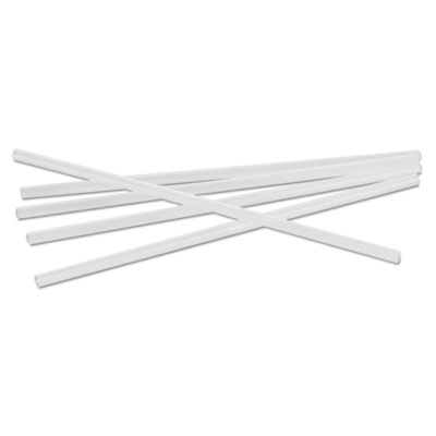 Boardwalk Translucent Plastic Jumbo Straws, Unwrapped, 7 3/4", 250/Pack