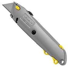 Quick-Change Utility Knife with Retractable Blade and Twine Cutter, 6/Carton