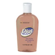 Body & Hair Shampoo, Peach Scent, Clear Amber, 7.5 oz Flip Cap Decor Bottle, 24/Carton 