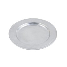 Bon Chef 1021P Rimmed Salad Plate, Pewter Glo 7 1/2&quot; Dia., Set of 6