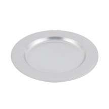 Bon Chef 1022P Rimmed Dinner Plate, Pewter Glo 11&quot; Dia., Set of 4