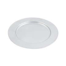 Bon Chef 1023P Rimmed Pewter Glo 13&quot; Charger Plate, Set of 3