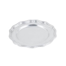 Bon Chef 1032P Queen Anne Bread and Butter Plate, Pewter Glo 7&quot; Dia., Set of 12