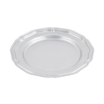 Bon Chef 1034P Queen Anne Dinner Plate, Pewter Glo 10 1/2&quot; Dia., Set of 3