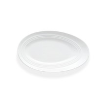 Bon Chef 1100010P Slanted Oval Plate, 14&quot; x 8.4&quot;, Set of 12