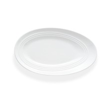 Bon Chef 1100011P Slanted Oval Plate, 16&quot; x 9.45&quot;, Set of 12