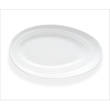 Bon Chef 1100012P Slanted Oval Plate, 18&quot; x 10.63&quot;, Set of 6