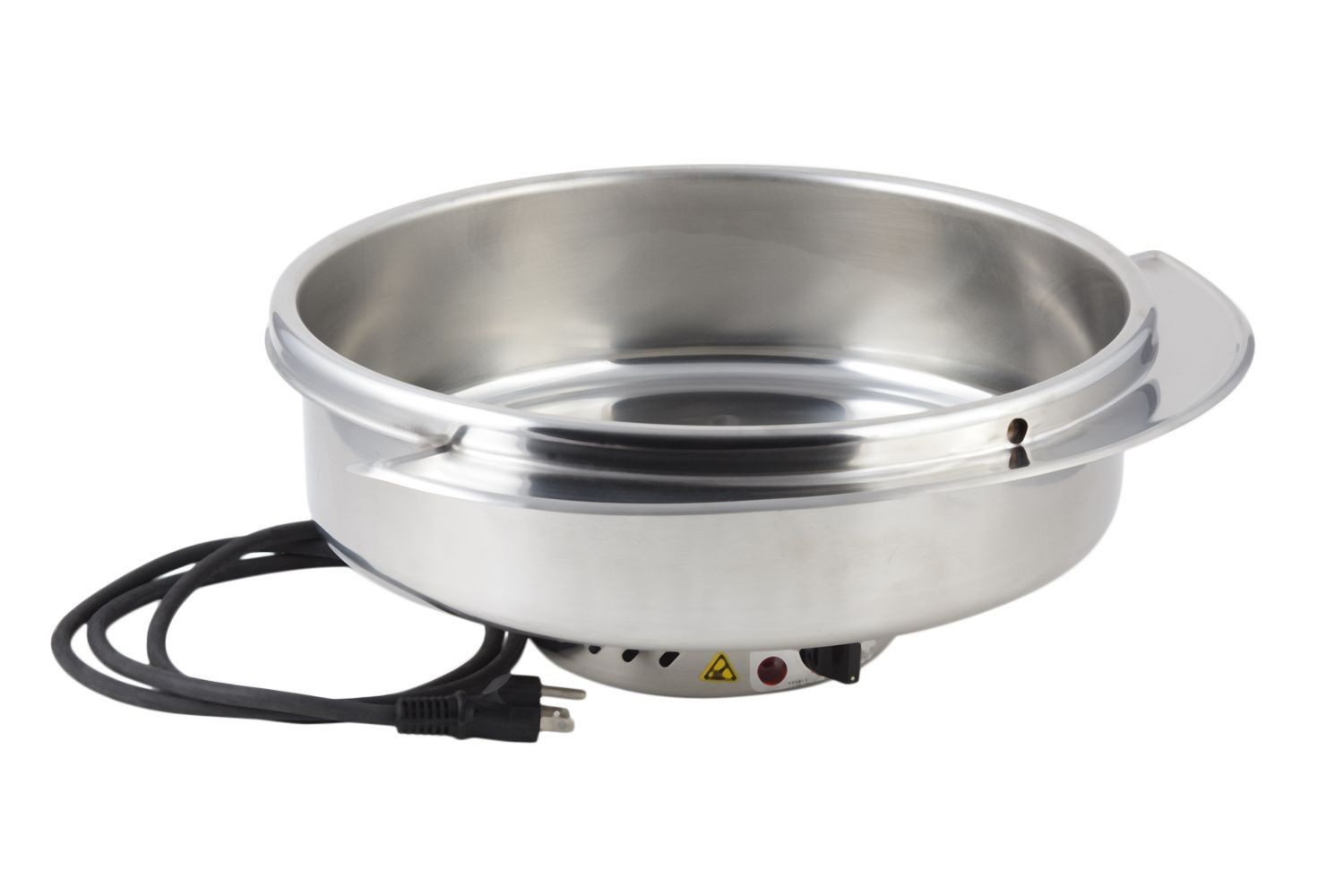 Bon Chef 11002E Electric Dripless Round Water Pan with Attached Heater 12090, 8 Qt.